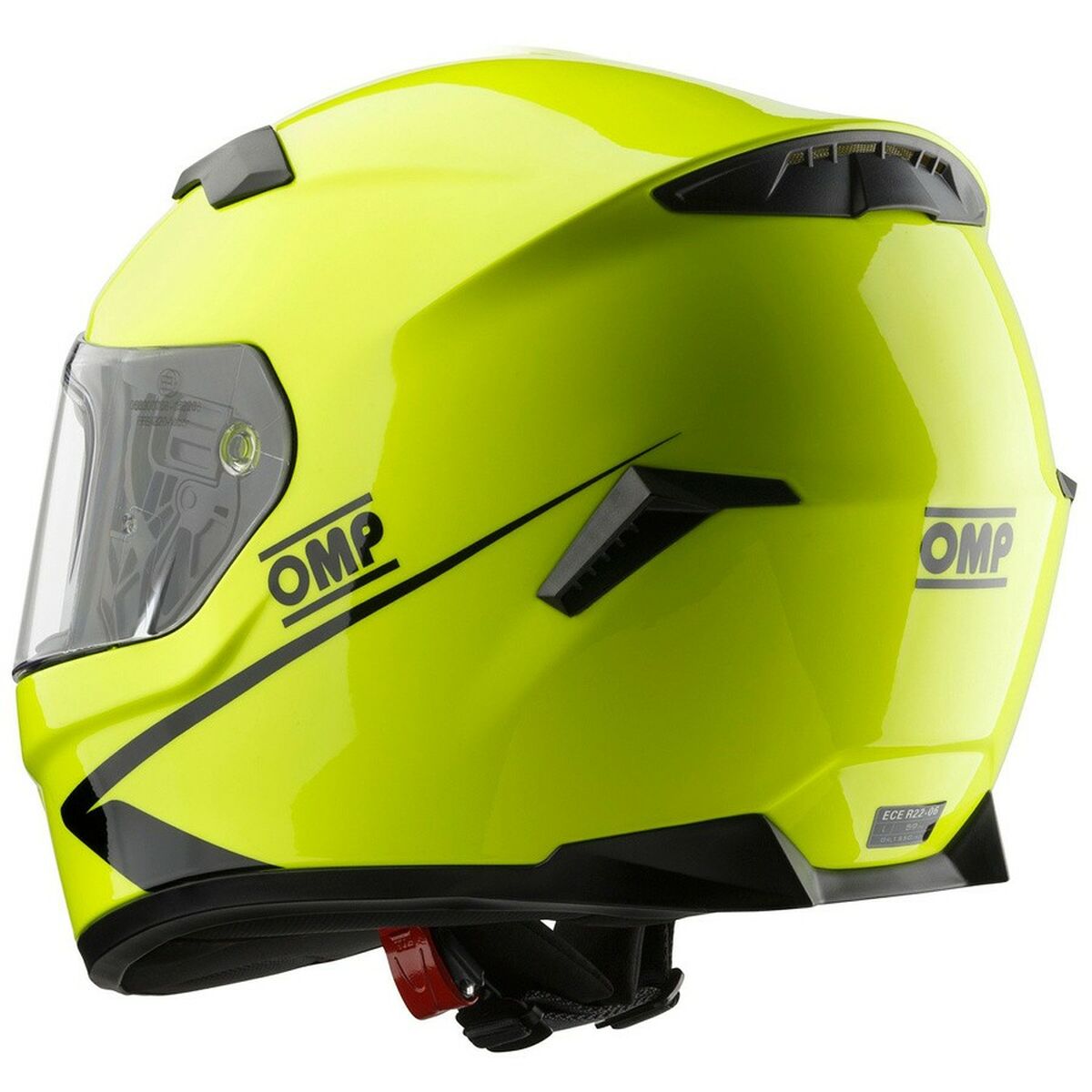 Full Face -kypärä OMP CIRCUIT EVO2 Keltainen Fluoresoiva S